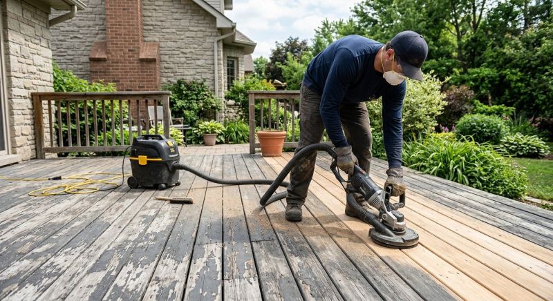 Deck Sanding And Sealing Service